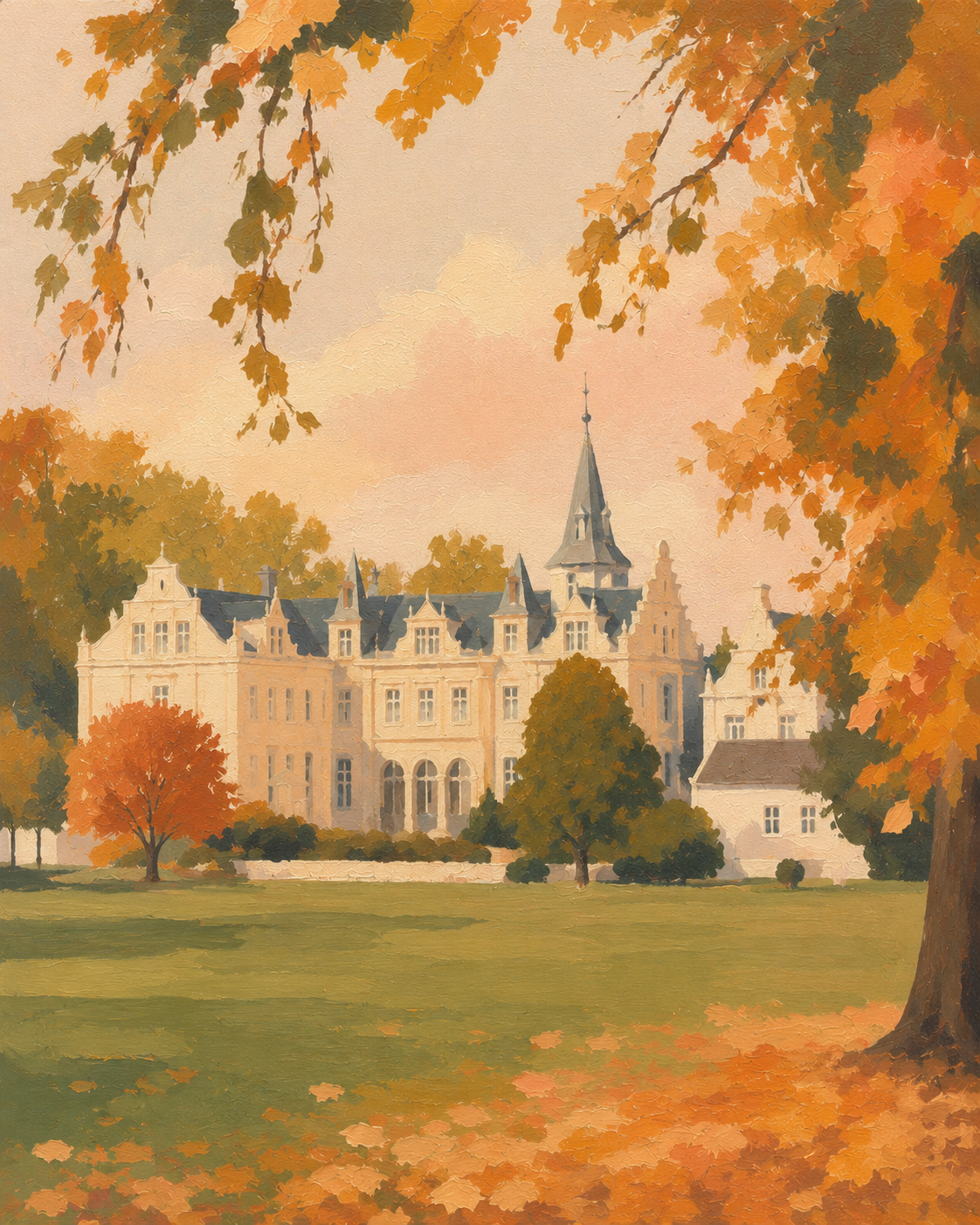 Schloss Liebenberg im Herbst